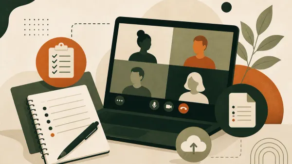 Ata de reunião online: o que muda quando a conversa é por vídeo