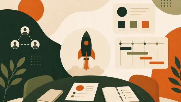 Ilustração sobre Reunião de kickoff de projeto: o que alinhar e o que registrar